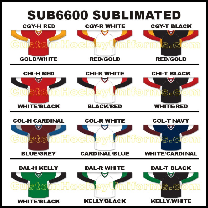 Light Blue/Black Sublimated Custom Plain Hockey Jerseys | YoungSpeeds