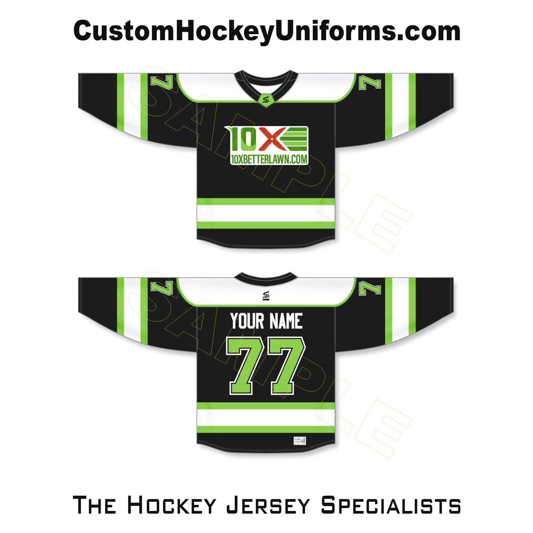 10X Better Lawn Custom Hockey Jersey