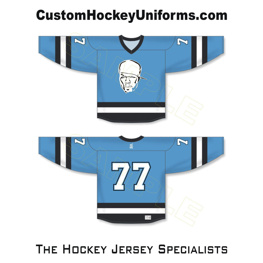 Many Man Custom Hockey Jersey