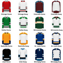 NHL Central Division Custom Hockey Jerseys