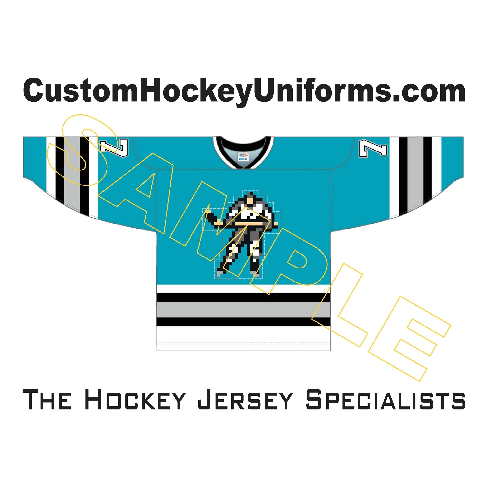 H550B-WIN725B Winnipeg Jets Blank Hockey Jerseys