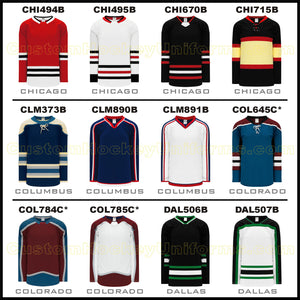 Custom Hockey Jerseys Ottawa Senators Jersey Name and Number White NHL