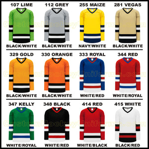 H6500 Midweight League Style Custom Hockey Jerseys