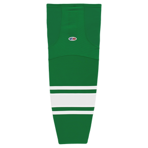 HS2100-210 Kelly/White Hockey Socks