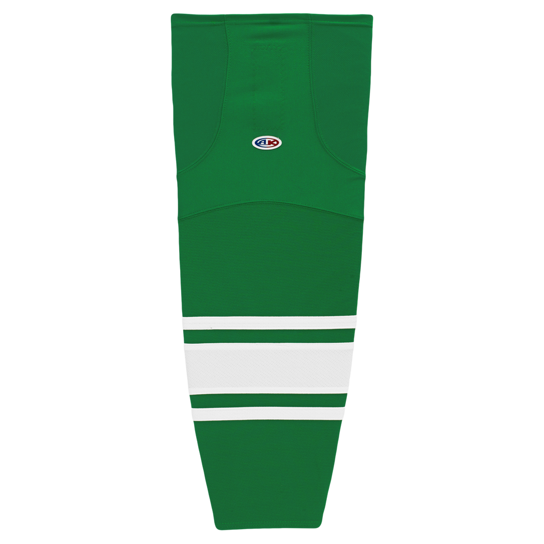 HS2100-210 Kelly/White Hockey Socks