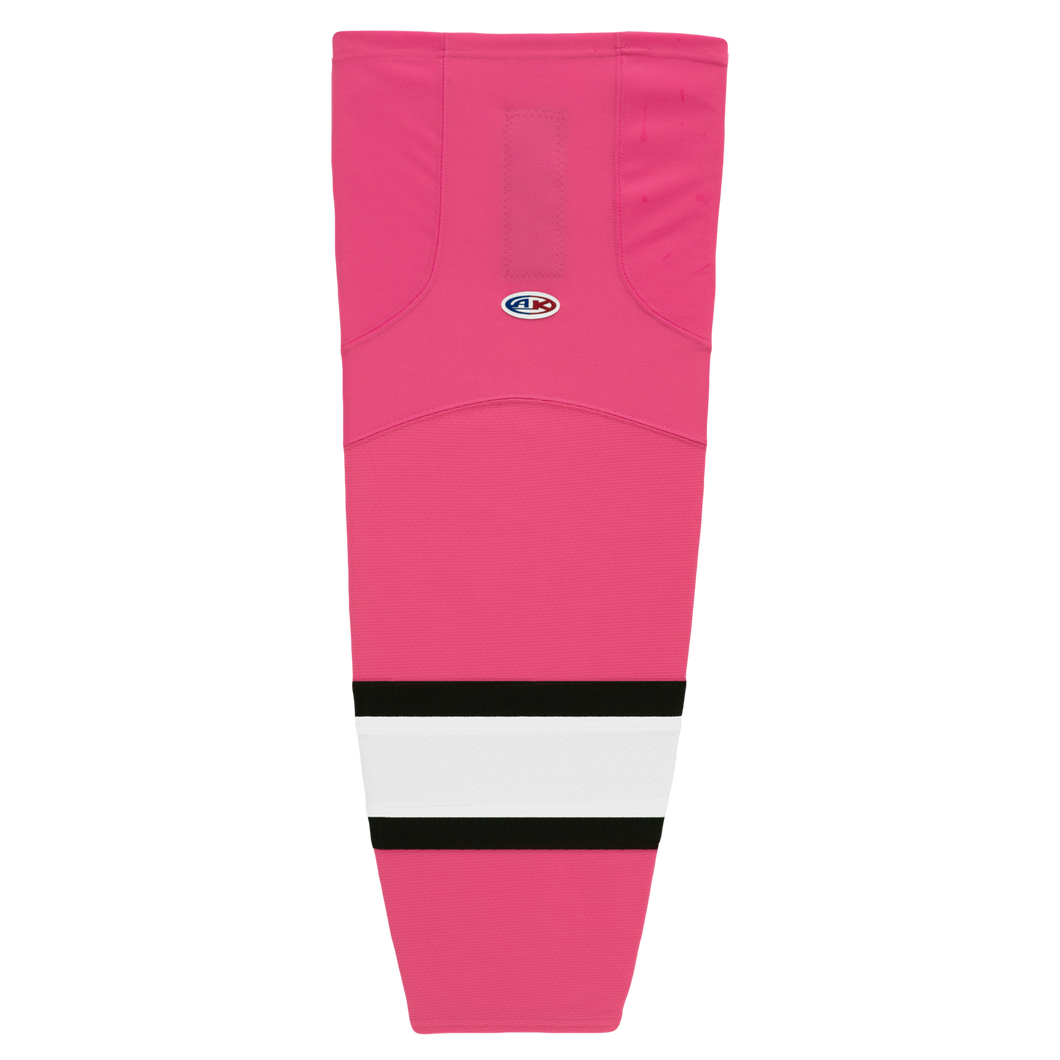HS2100-272 Pink/Black/White Hockey Socks