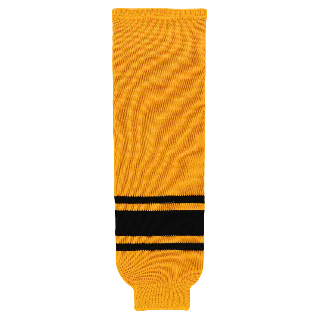 HS630-213 Gold/Black Hockey Socks