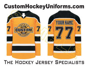 Custom Hockey Jersey Sample Mockup