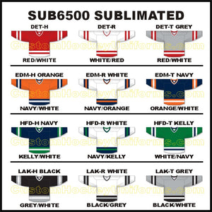SUB6500 Custom Sublimated Hockey Jerseys